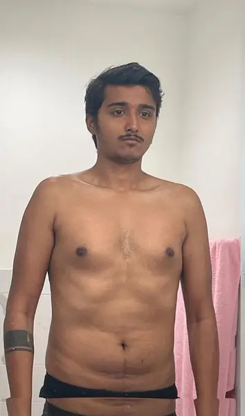 Groom after transformation