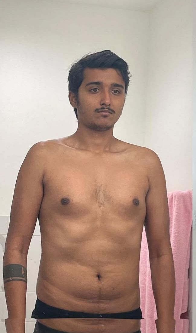 Groom after transformation