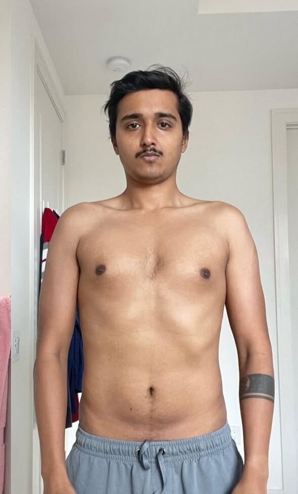 Groom before transformation